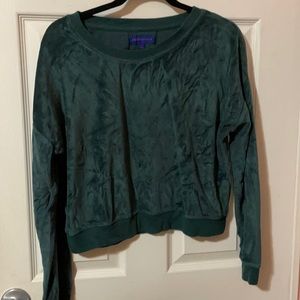 Aeropostale velvet crewneck